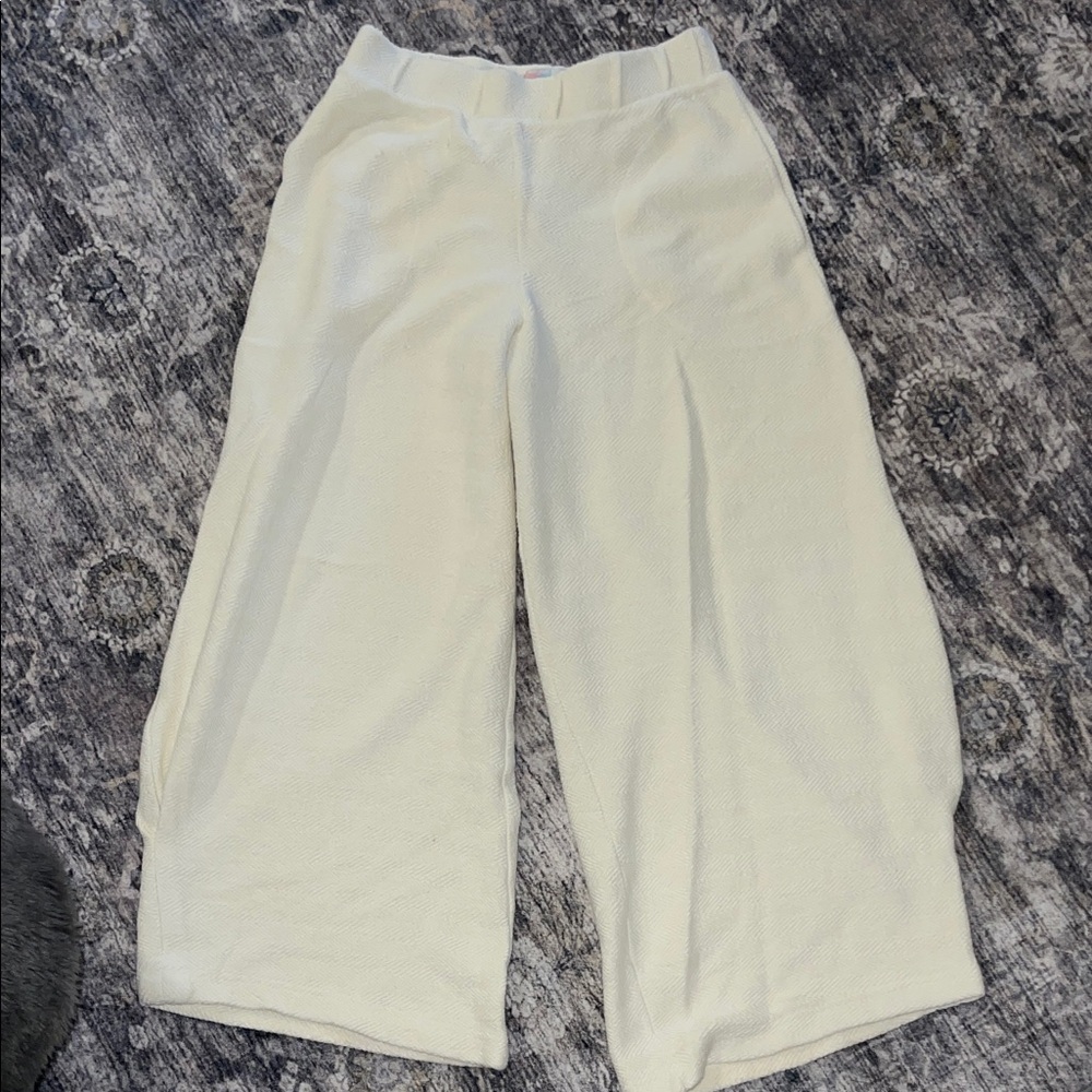 Free People Beach White balloon Wide-Leg Pants